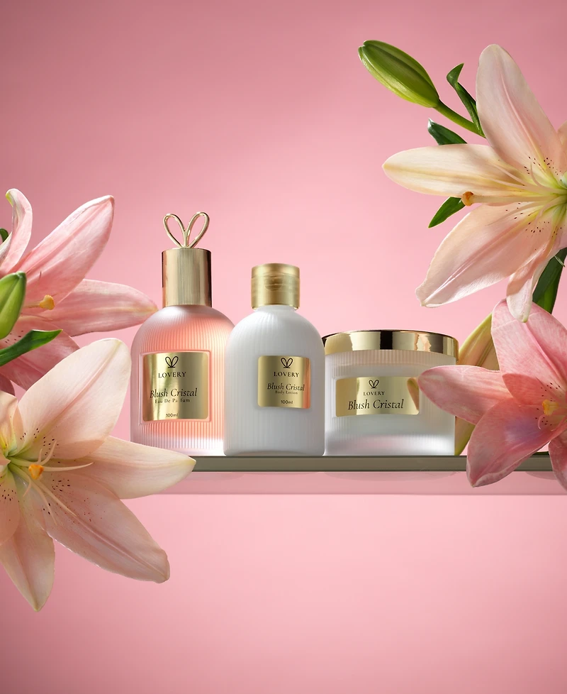 Lovery Blush Cristal Eau De Parfum, 3.38 oz.
