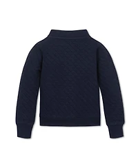 Hope & Henry Little and Big Girls' Quilted Zip-Up Bomber Jacket
