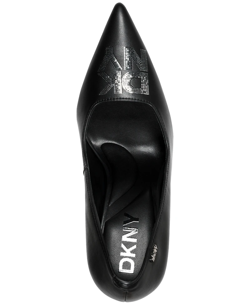Dkny Women's Cinthia Sequin Logo Heel Pumps
