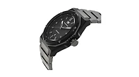 Technomarine Men's Tm-416061 Coral Quartz 3 Hand Black Dial Watch