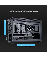 Lian-Li Lian-li Cs A3-mATX-wd Black Mini tower MicroATX Chassis Retail