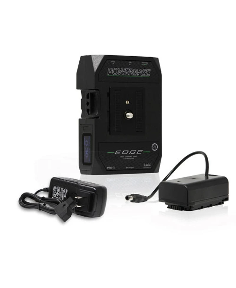 Core Swx Powerbase Edge Small Form 49Wh 14.8V Cine V-Mount Battery Pack for Select Panasonic Cameras