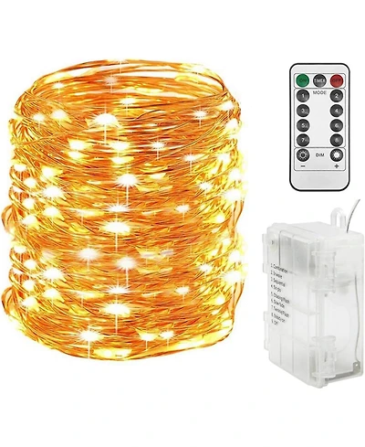 Twinkle Star Copper Wire String Lights Battery Operated Fairy Lights