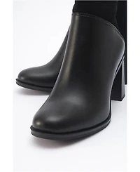 Prologue Shoes Ropa Block Heel Zip Boot (Women)