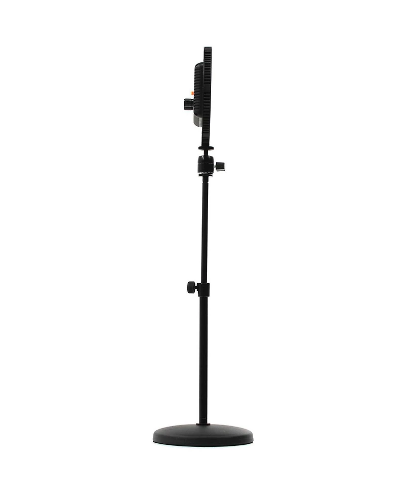 Ikan Homestream Video Kit #4 with 2x Desktop Lights, Pull-Up Green Screen & Podcast Microphone