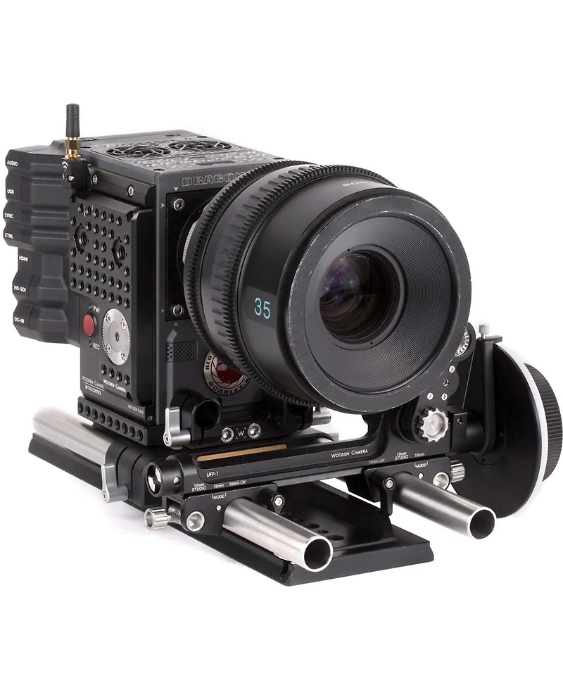 Wooden Camera Uff-1 Universal Follow Focus for 15mm Lw, 15mm Studio and 19mm Rods, Base