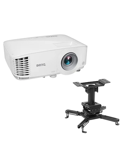 BenQ MH733 Full Hd Dlp Business Projector, Bundle with H&A Ceiling Mount