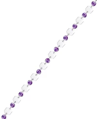 Macy's Amethyst Luna Bracelet (1-1/2 ct. t.w.) in Sterling Silver
