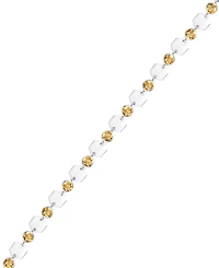 Macy's Citrine Luna Bracelet (2 ct. t.w.) in Sterling Silver