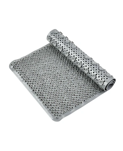 Cameo Non-Slip Bathtub mat, 26" x 15" Texture Shower Mat with Suction Cups and Water Drain Holes, Bpa, LaTeX, Phthalate Free