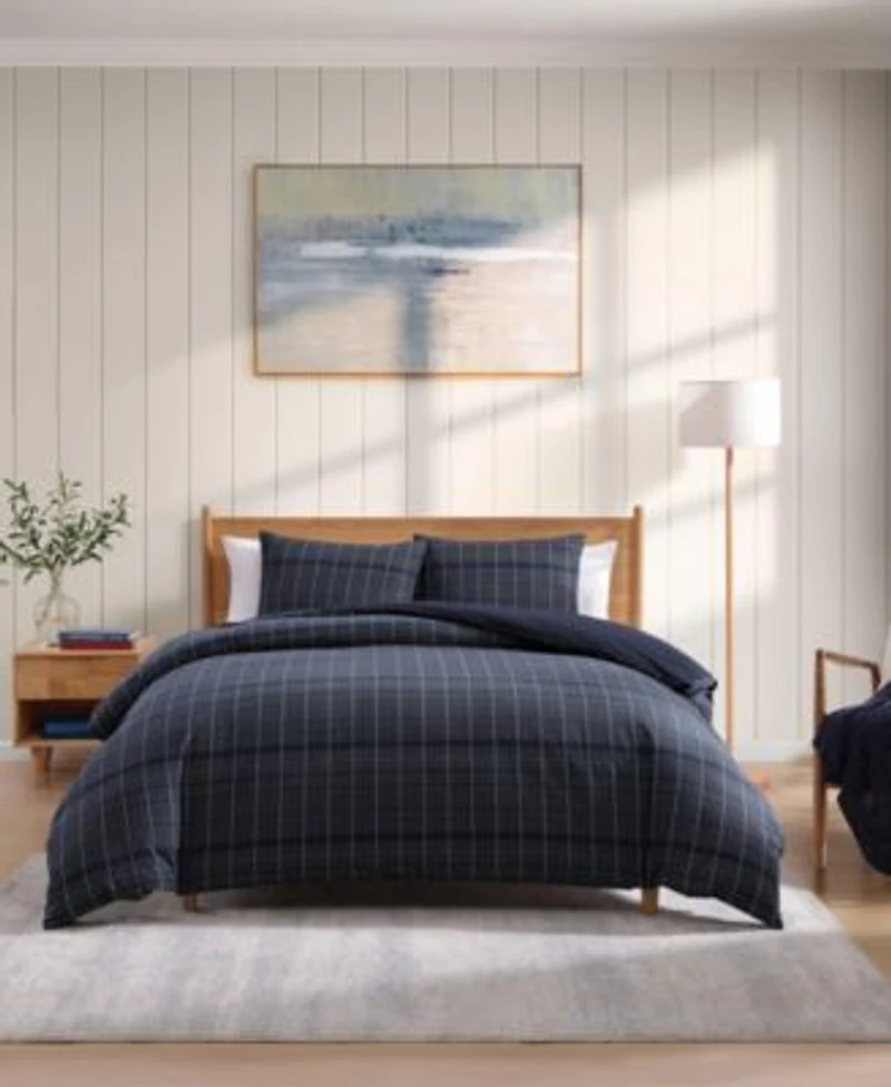 Tommy Hilfiger Cold Spring Yarn Dyed Cotton Blend Duvet Cover Set