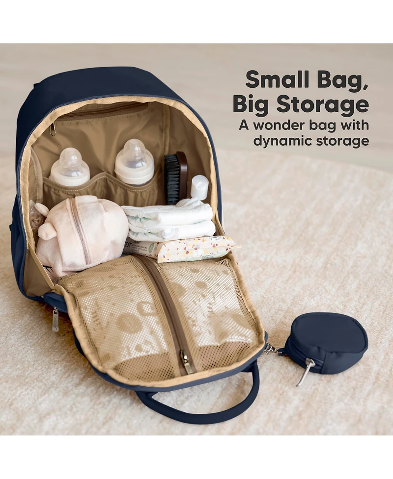 KeaBabies Play Diaper Bag Backpack Comes with Portable Changing Pad, Baby for Mom, Travel Essential