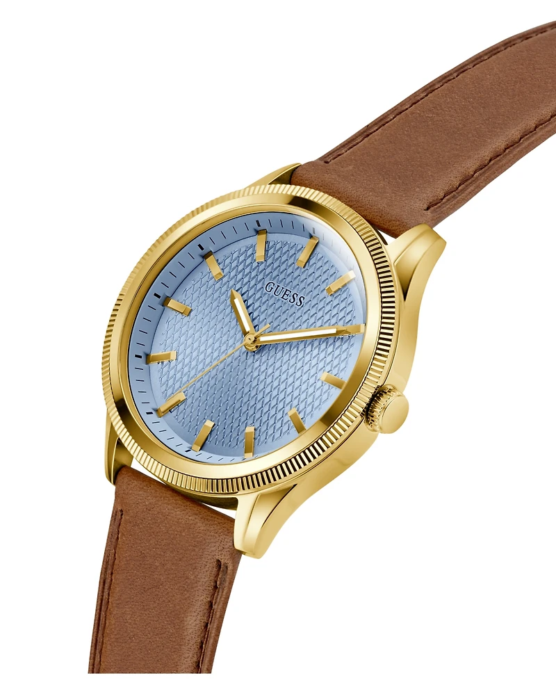 Guess Men's Gold-Tone Analog Watch, 44mm