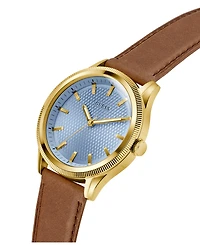 Guess Men's Gold-Tone Analog Watch, 44mm