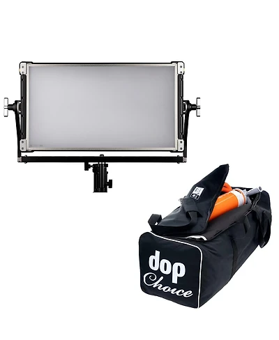 Creamsource Vortex8 Soft 2x1 650W Rrgbbw Led Light Panel, Bundle with Airglow 1x1 Booklight Complete Kit