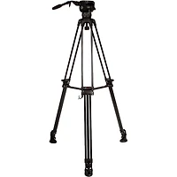 Ikan E-Image GA752 3-Section Aluminum Tripod with GH10 Fluid Video Head and GS01 Mid-Level Spreader