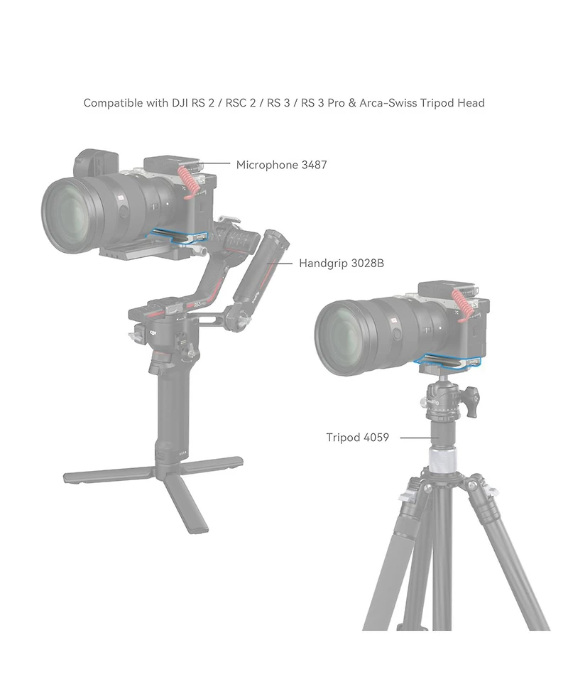 SmallRig Bottom Mount Plate for Sony Alpha 7C Ii and Alpha 7CR, Silver