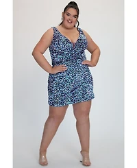 Sydney's Closet Women's Sequin Bra-friendly Fitted Mini Dress