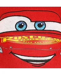 Cars Men's Lightning Mcqueen Face Cuff Beanie
