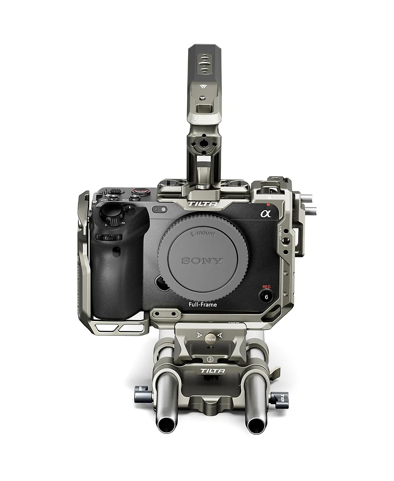 Tilta Full Camera Cage Basic Kit for Sony FX3 & FX30 V2, Titanium Gray