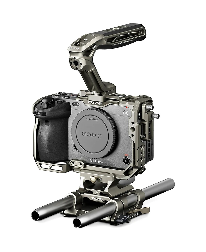 Tilta Full Camera Cage Basic Kit for Sony FX3 & FX30 V2, Titanium Gray