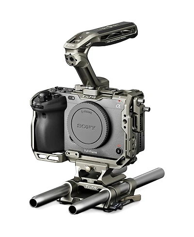 Tilta Full Camera Cage Basic Kit for Sony FX3 & FX30 V2, Titanium Gray