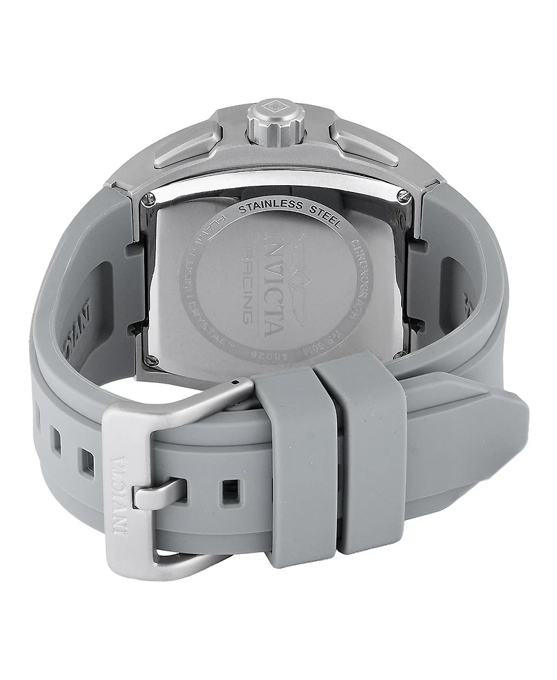 Invicta Men's 48026 Invicta Racing Quartz 3 Hand White, Grey, Transparent Dial Watch