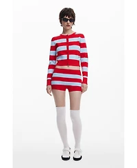 Desigual Women's Ribbed striped cardigan