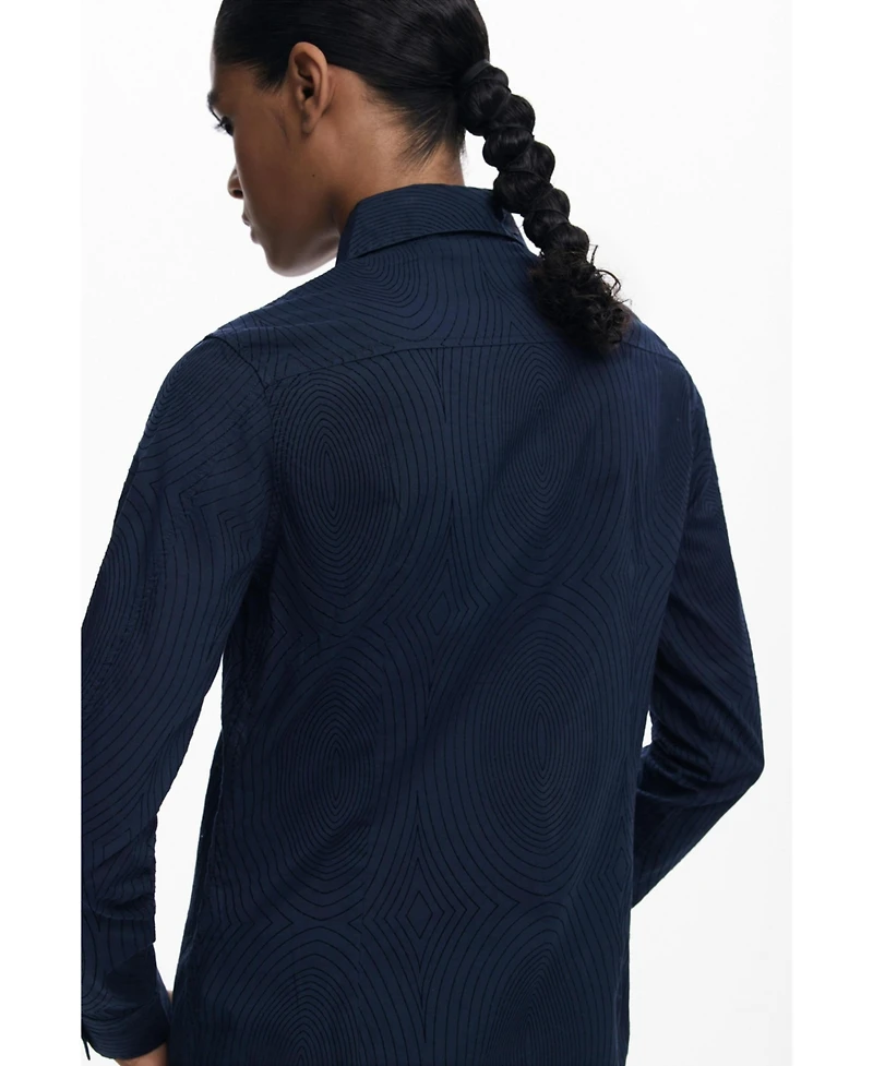 Desigual Women's Textured plain shirt
