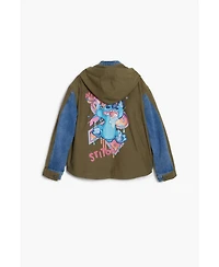 Desigual Girls's Stitch combined parka