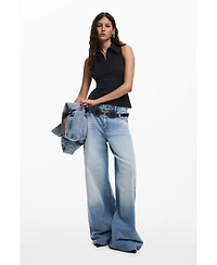 Desigual Women's Zip blouse