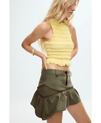 Desigual Women's Short skirt with zippers