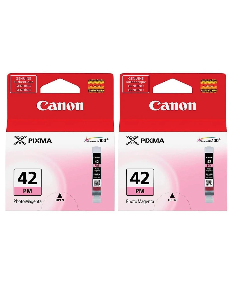 Canon Cli-42 Photo Magenta Ink Cartridge for Pixma Pro-100 Inkjet Photo Printer, 2-Pack