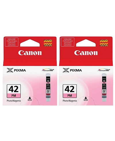 Canon Cli-42 Photo Magenta Ink Cartridge for Pixma Pro-100 Inkjet Photo Printer, 2-Pack