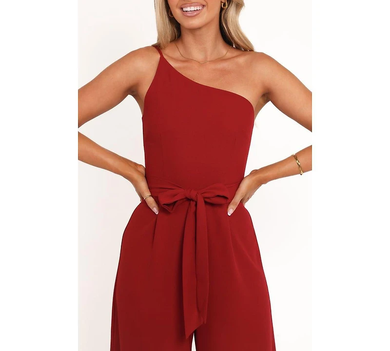 Petal and Pup Women's Leyton Jumpsuit - Deep Red