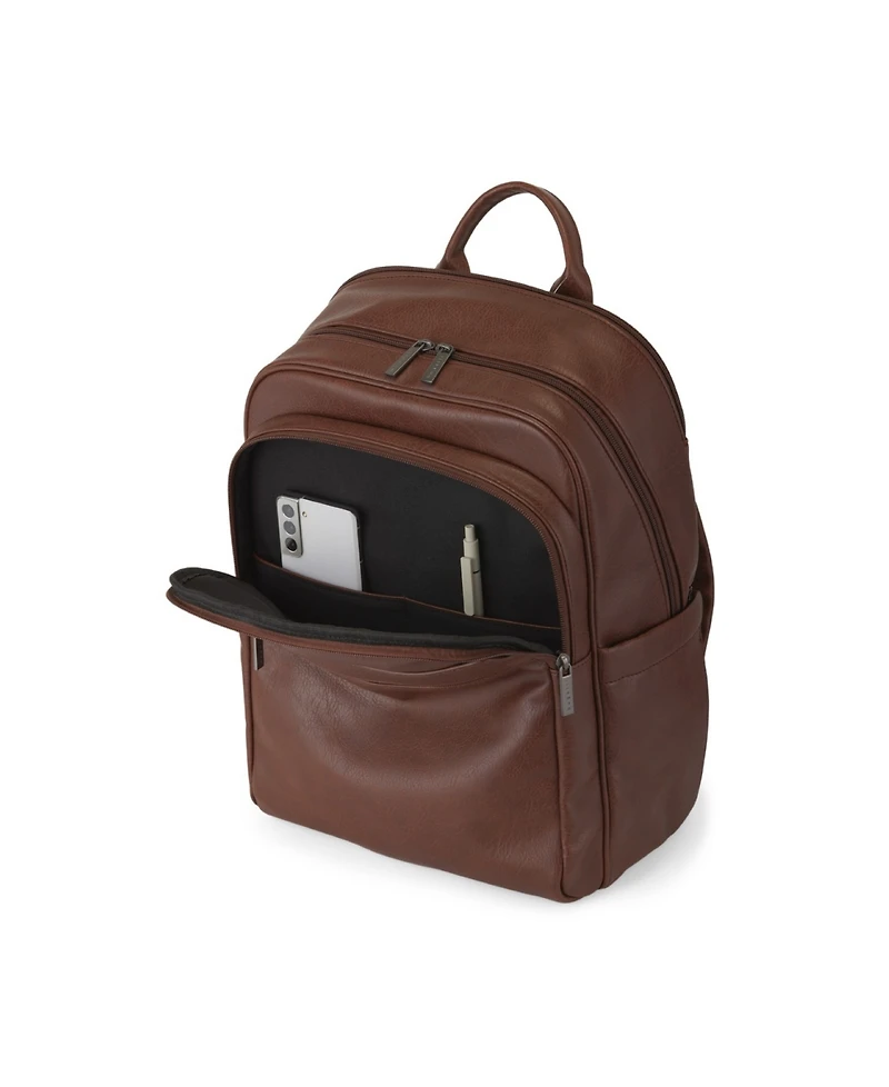 Bugatti Palermo 17" Leather Backpack