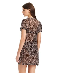 Sanctuary French Kitty Crew Neck Coverup Dress