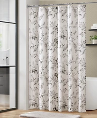Laura Ashley Branch Toile Vintage Floral Shower Curtain