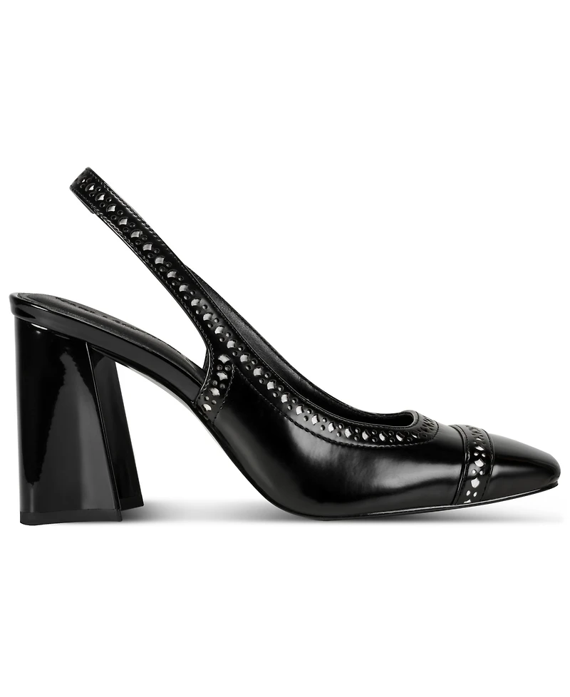 Karl Lagerfeld Paris Women's Siofra Square Toe Heels