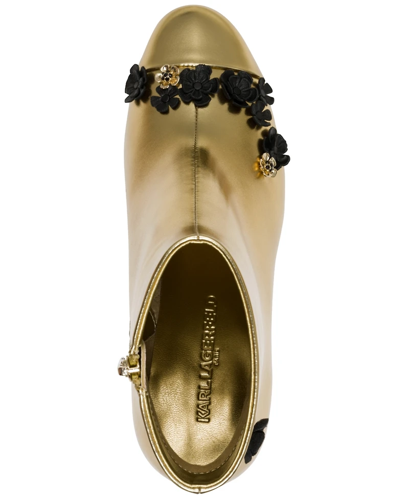Karl Lagerfeld Paris Dalyn Fleur Booties