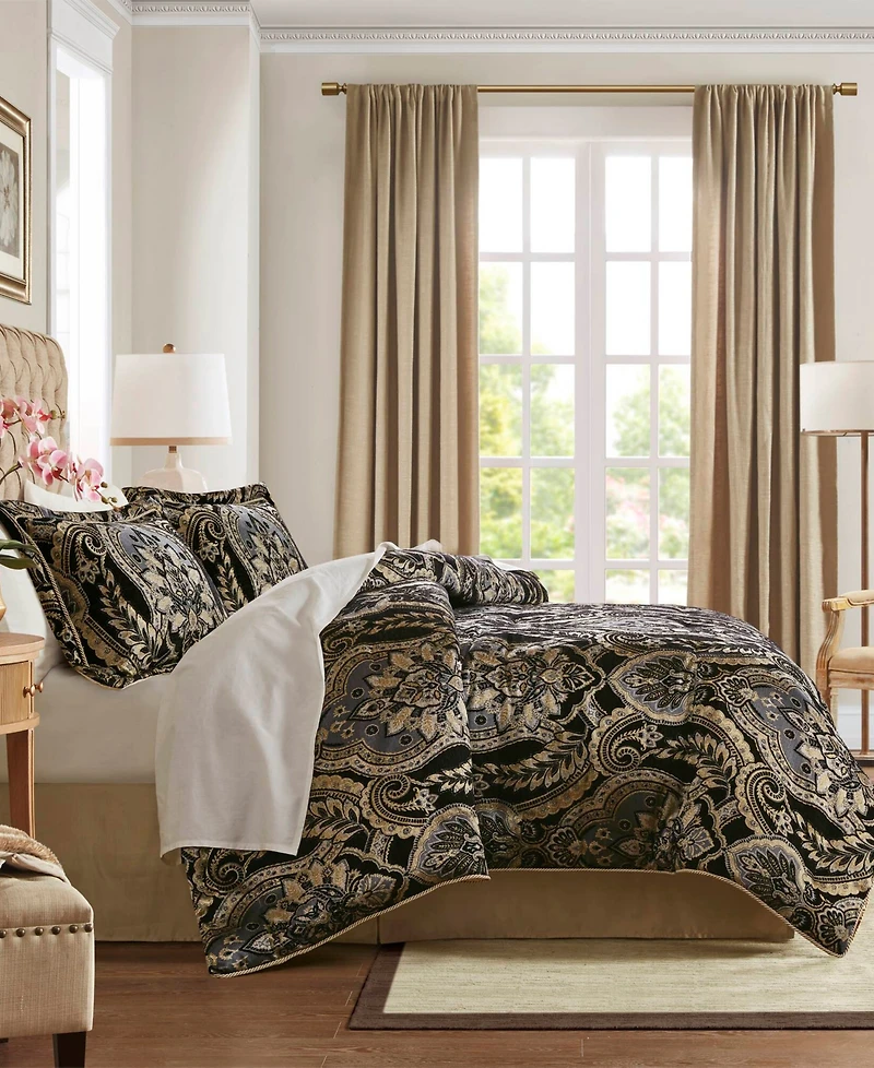 Croscill Julius 4-Pc. Jacquard Comforter Set, California King