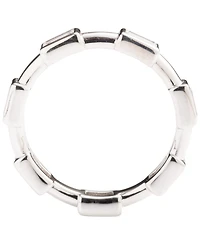 Lauren Ralph Lauren Cubic Zirconia Sterling Silver Band Ring
