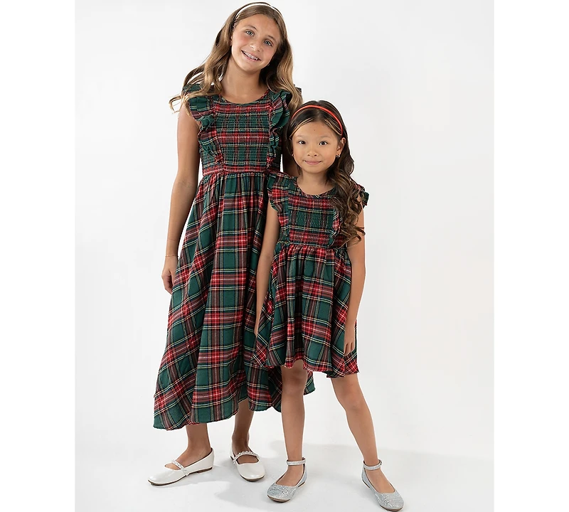 Rare Editions Girls 2T-6X Sleeveless Smocked Dress