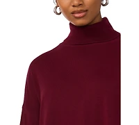Msk Women's Mock Neck Slip Sweater Dress