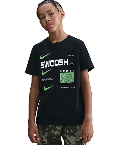 Nike Boys 8-20 Swoosh Printed Short-Sleeve T-Shirt