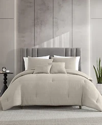 Kenneth Cole New York Solid Variegated Waffle -Pc. Comforter Set