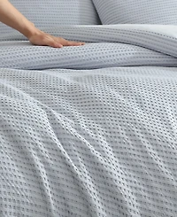 Kenneth Cole New York Solid Waffle 3-Pc. Comforter Set