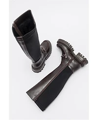 Prologue Shoes Chapel Buckle Stretch Boot (Women)