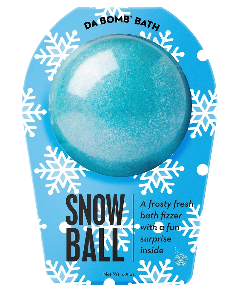 Da Bomb Snowball Frosty Fresh Fragrant Bath Fizzer, 6.5 oz.