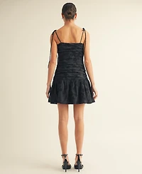 Arose Studio, Inc Women's Kienna Ruched Bodice Bubble Mini Dress